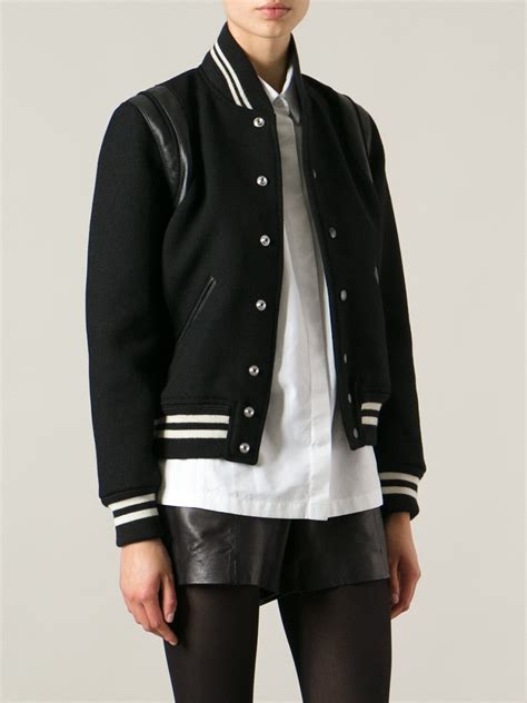 saint laurent bomber jacket womens